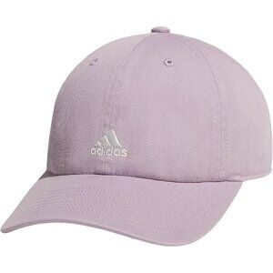 Adidas Women's Purple Off White Baseball Adjustable Cotton Athletic Relaxed Hat